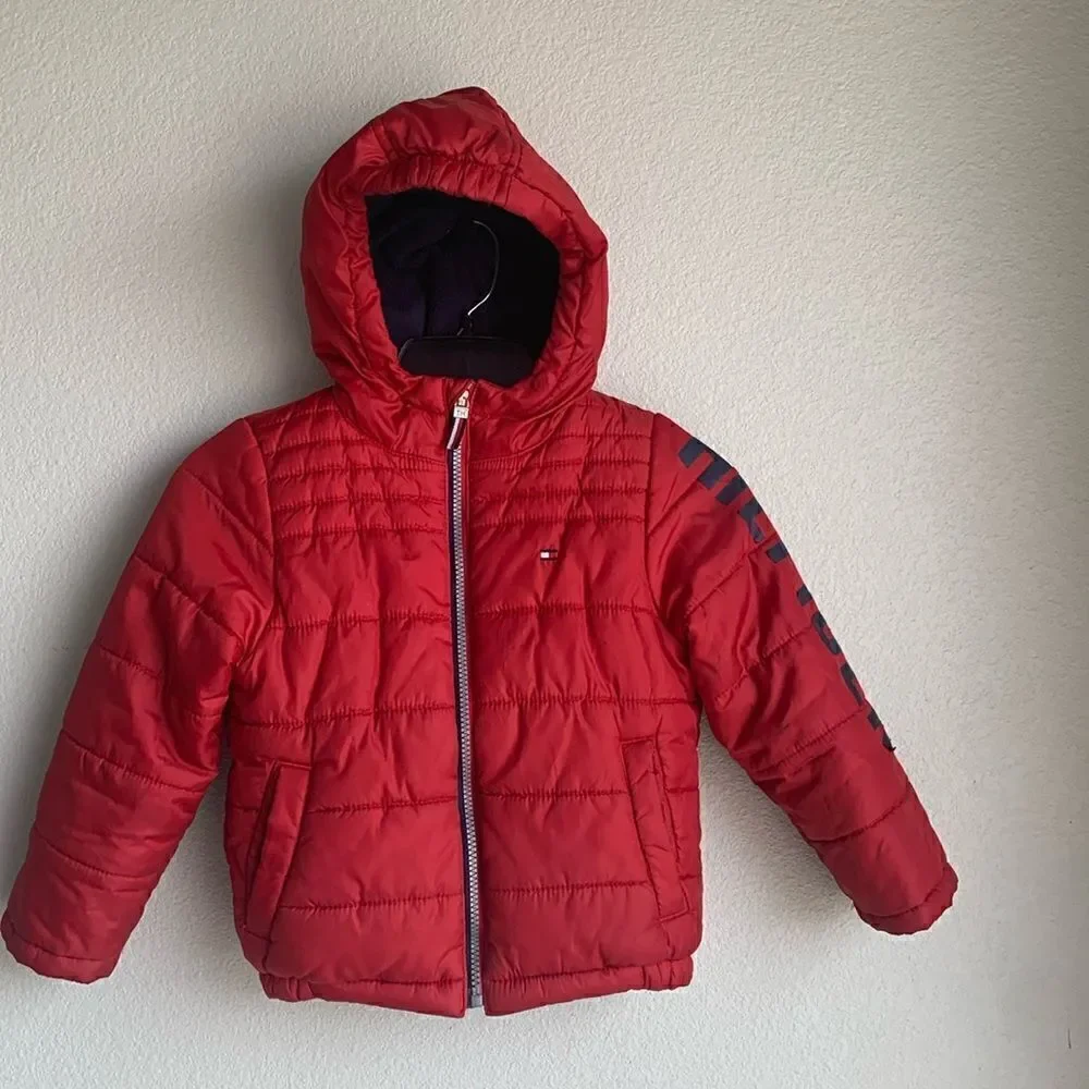 🔥 Take 50% OFF- Tommy Hilfiger Boy’s Winter Jacket, Size-4